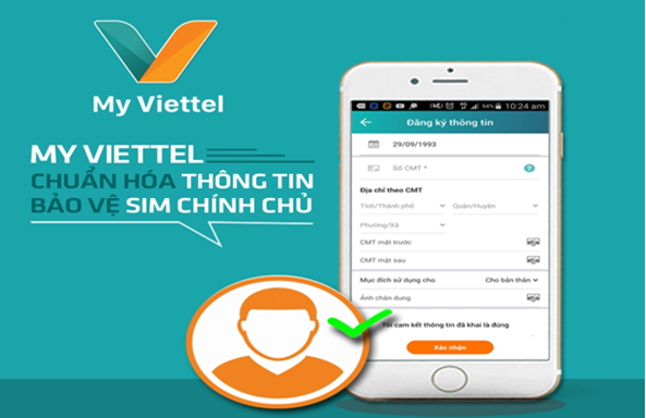 Thực hiện đăng ký sim Viettel trả trước qua mạng